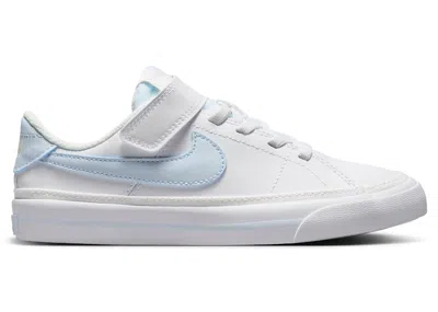 Pre-owned Nike Court Legacy Sneakers In White/sail/blue Tint