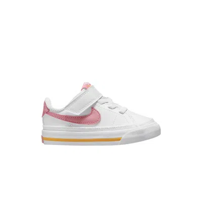 Pre-owned Nike Court Legacy Td 'white Coral Chalk' | Infant Size 10