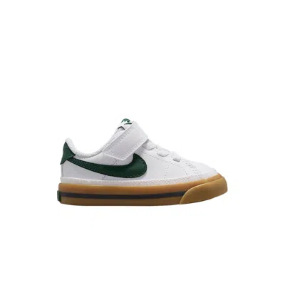 Pre-owned Nike Court Legacy Td 'white Fir Gum' | Infant Size 5
