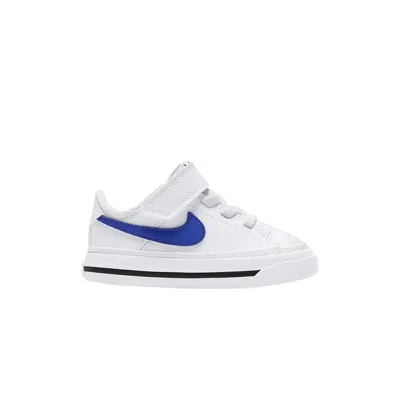 Pre-owned Nike Court Legacy Td 'white Game Royal' | Infant Size 9