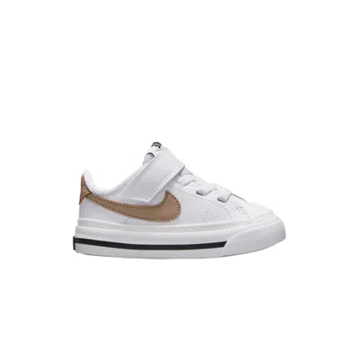 Pre-owned Nike Court Legacy Td 'white Hemp' | Infant Size 8