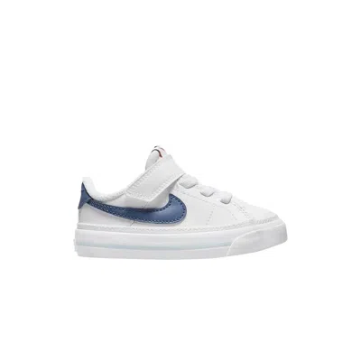 Pre-owned Nike Court Legacy Td 'white Mystic Navy' | Infant Size 7