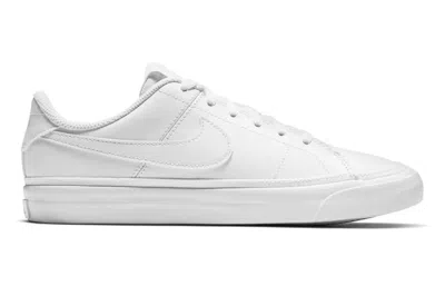 Pre-owned Nike Court Legacy Triple White (gs) In White/white/white