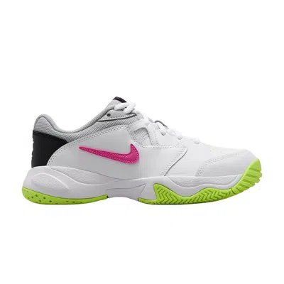 Pre-owned Nike Court Lite 2 Gs  'white Hot Lime' | Kid's Size 1.5