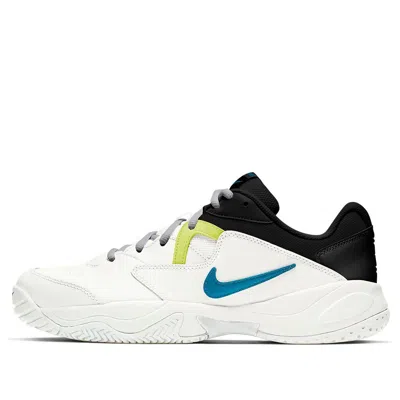 Nike Court Lite 2 'hot Lime Neo Turquoise' In White