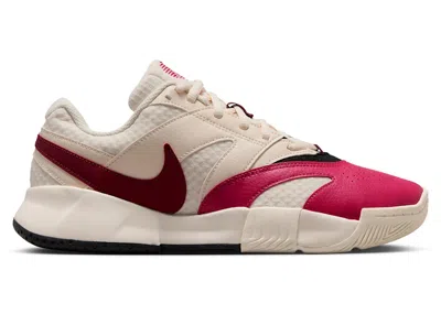 Pre-owned Nike Court Lite 4 Team Red (women's) Sneakers In Pale Ivory/sail/black