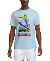 Nike Court Men's Short Sleeve Graphic Tennis T-shirt In Blue