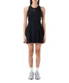 Nike Stretch Mini Dress Racer Back In Black