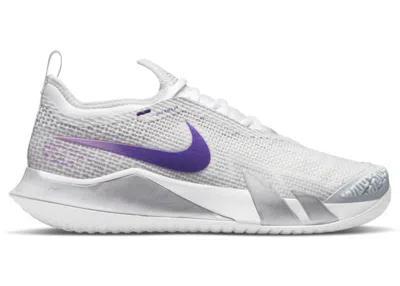Pre-owned Nike Court React Vapor Nxt Court Purple (women's) Sneakers In Photon Dust/fuchsia Glow/grey Fog