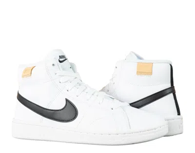 NIKE COURT ROYALE 2 MID MEN'S SHOES CQ9179-100 WHITE BLACK
