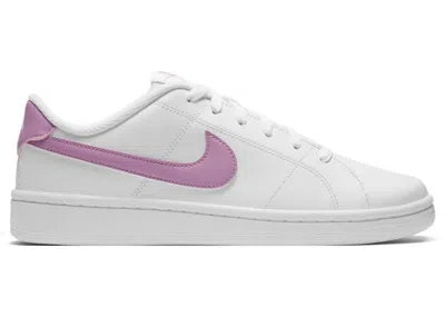 Pre-owned Nike Court Royale 2 Mid (women's) Sneakers In White/light Arctic Pink