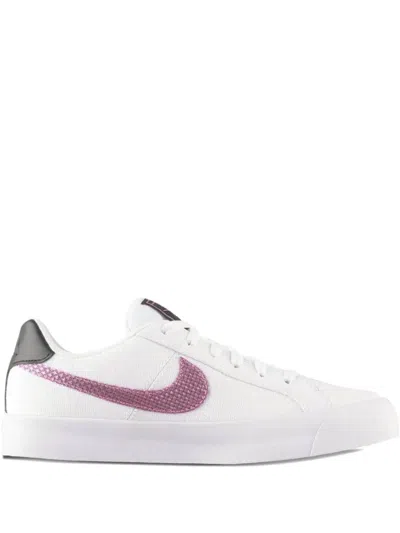 Nike Court Royale Ac Se "china Rose" Sneakers In White