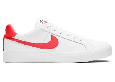 Pre-owned Nike Court Royale Ac (women's) Sneakers In White/gum Light Brown/flash Crimson In Multi