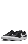 Nike Court Shot Low Top Sneaker In Black