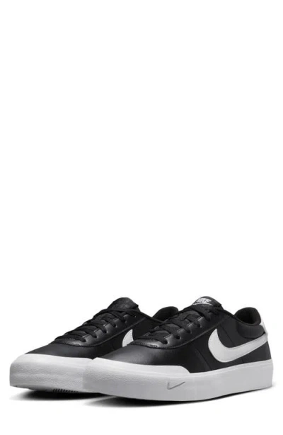 Nike Court Shot Low Top Sneaker In Black