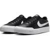 Nike Court Shot Low Top Sneaker In Black/white