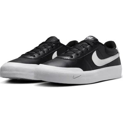 Nike Court Shot Low Top Sneaker In Black/white