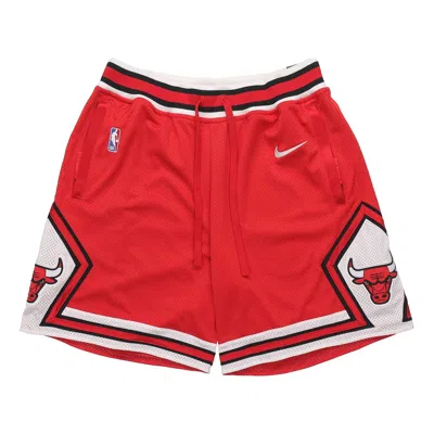 Nike Court Side Nba Chicago Bulls Fan Edition Basketball Shorts Red