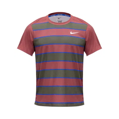 Pre-owned Nike Court Slam Dri-fit Adv Tennis Top 'dark Team Red/white' | Men's Size S
