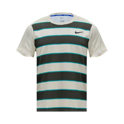 Pre-owned Nike Court Slam Dri-fit Adv Tennis Top 'pale Ivory/black' | White | Men's Size Xl