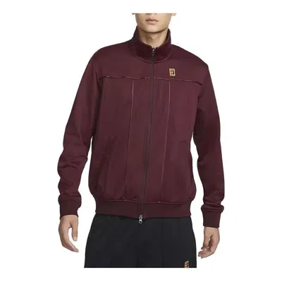 Nike Court Tennis Jacket 'burgundy'