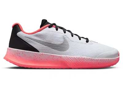 Pre-owned Nike Court Vapor Lite 3 Premium Hc (women's) Sneakers In White/wolf Grey/hot Lava