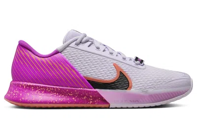 Pre-owned Nike Court Vapor Pro 2 Hc Premium Black (women's) Sneakers In Barely Grape/vivid Grape/light Wild Mango