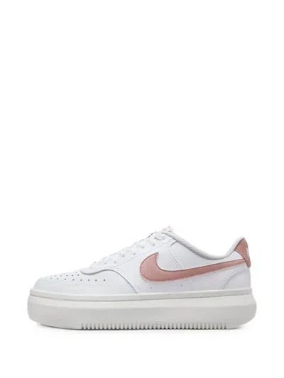 Nike Court Vision Alta Lace-up Sneakers In White