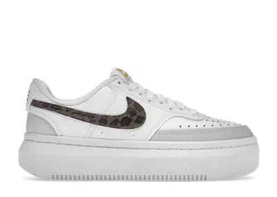 Pre-owned Nike Court Vision Alta Low Archaeo Brown (women's) Sneakers In White/light Bone/sail