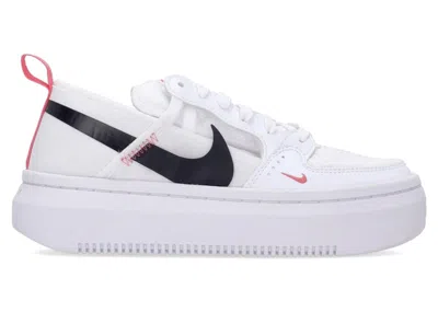 Pre-owned Nike Court Vision Alta (women's) Sneakers In White/black/sea Coral In Multi