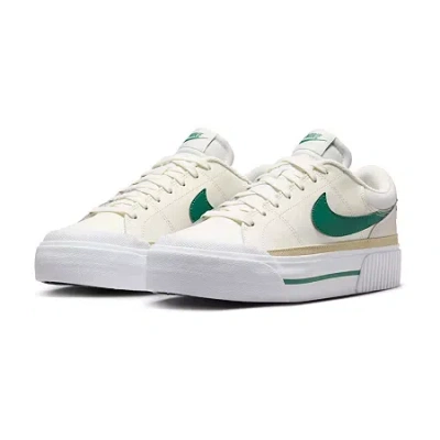Nike Court Vision Court Legacy Lift Womens Sneakers In White