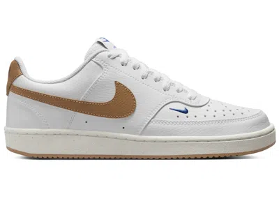Pre-owned Nike Court Vision Low Next Nature Flax (women's) Sneakers In White/game Royal/sail In Multi
