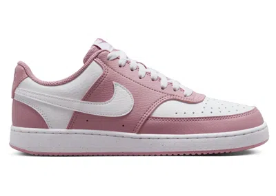 Pre-owned Nike Court Vision Low Next Nature (women's) Sneakers In Elemental Pink/white