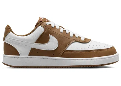 Pre-owned Nike Court Vision Low Next Nature (women's) Sneakers In Light British Tan/white