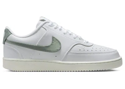 Pre-owned Nike Court Vision Low Next Nature (women's) Sneakers In White/sail/jade Horizon