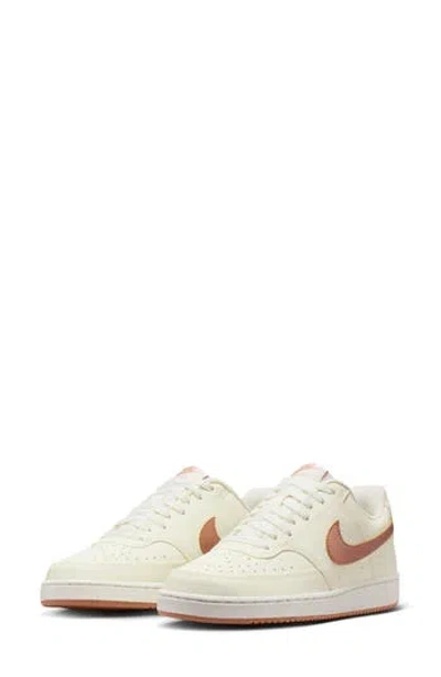 Nike Court Vision Low Sneaker In White