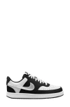 Nike Court Vision Low Sneaker In Black/white