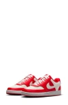 Nike Court Vision Low Sneaker In University Red/sail