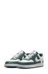 Nike Women's Court Vision Low Next Nature Casual Sneakers From Finish Line In Vintage Green/white