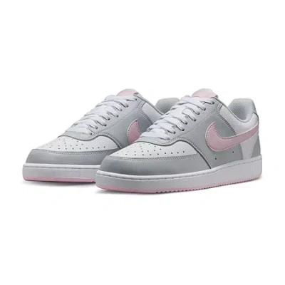 Nike Court Vision Low Womens Sneakers In Gray