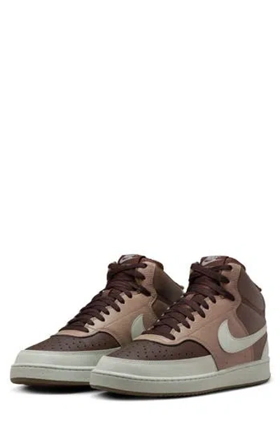 Nike Court Vision Mid Next Nature Mid Top Sneaker In Multi