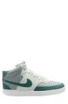 Nike Court Vision Mid Next Nature Mid Top Sneaker In White/bicoastal/platinum