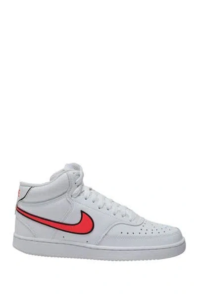 Nike Court Vision Mid Sneaker In White