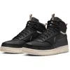Nike Court Vision Mid Winter Sneaker In Dark Smoke Grey/light Bone