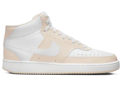 Pre-owned Nike Court Vision Mid (women's) Sneakers In Guava Ice/white