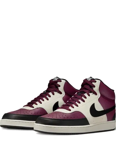 Nike Court Vision Next Nature "dark Beetroot" Sneakers In Purple