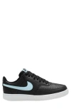 Nike Court Vision Next Nature Sneaker In Black/glacier Blue/white