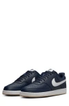 Nike Court Vision Next Nature Sneaker In Obsidian/white/brown