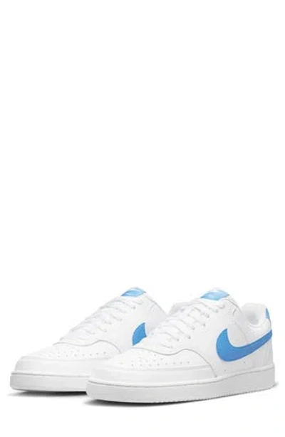 Nike Court Vision Next Nature Sneaker In White/photo Blue