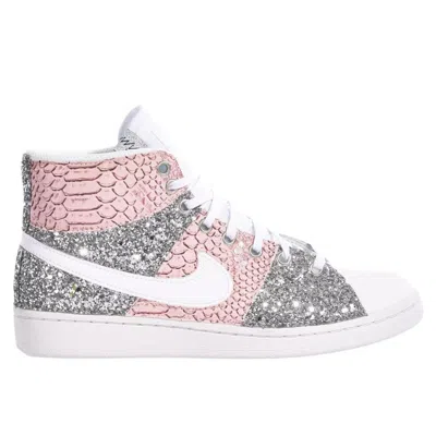 Nike Court Vision Silver, White, Pink